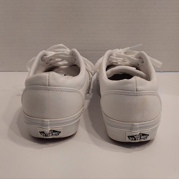 VANS DOHENY TRIPLE WHITE 8W PRE-OWNED - Picture 3 of 4